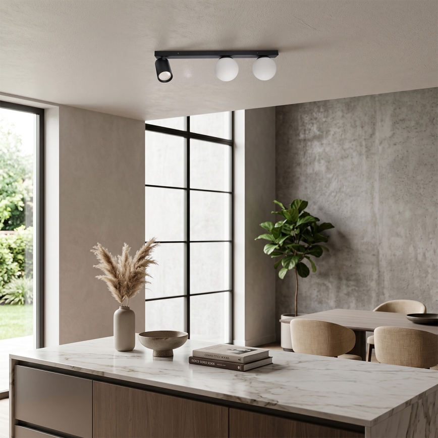 Brilagi - Spotlamp SELE BALL 1xGU10/30W/230V + 2xG9/10W zwart