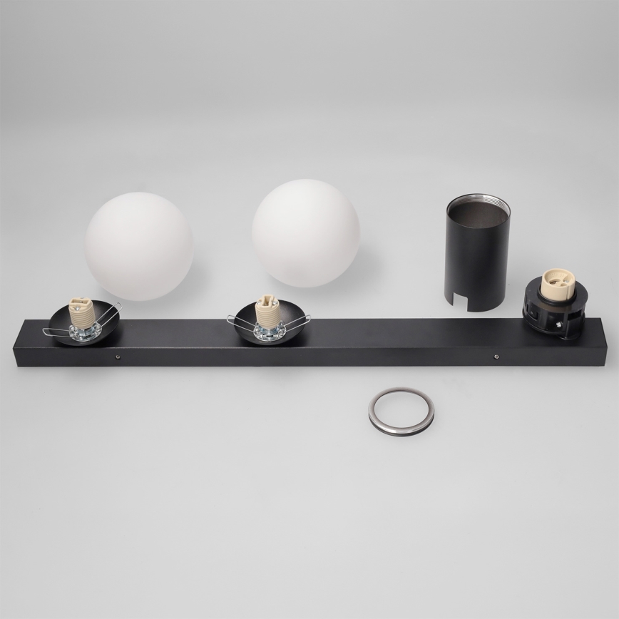 Brilagi - Spotlamp SELE BALL 1xGU10/30W/230V + 2xG9/10W zwart