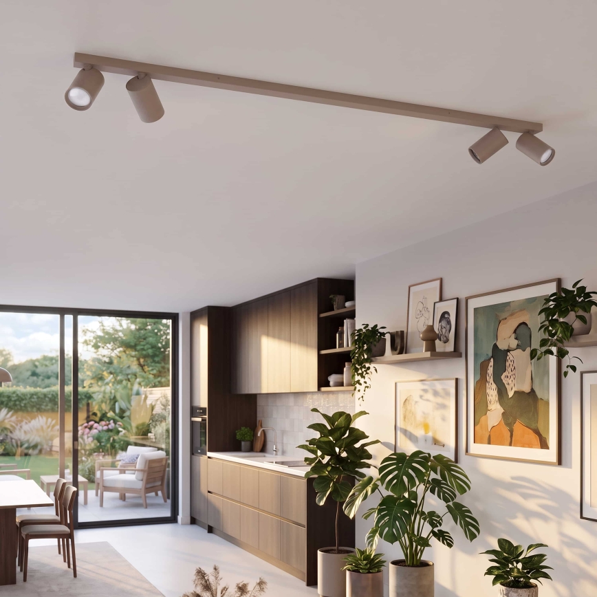 BRILAGI - Spotlamp SELE LONG 4x GU10/30W/230V beige