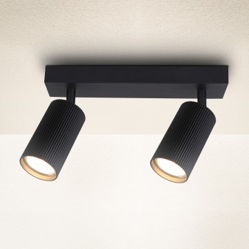 Brilagi - Spotlamp SELE MODERN 2xGU10/30W/230V zwart