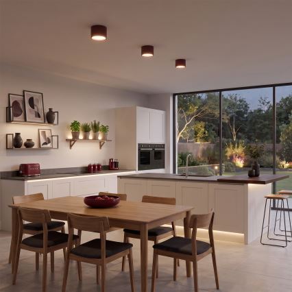 BRILAGI - Spotlamp SMOOTH 1xGX53/15W/230V 60x82 mm bordeaux