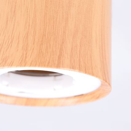 BRILAGI - Spotlamp SMOOTH 1xGX53/15W/230V 60x82 mm eiken decor