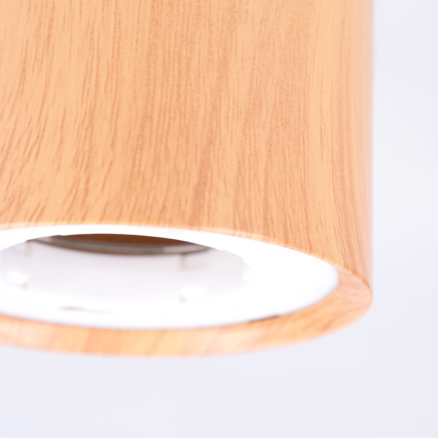 BRILAGI - Spotlamp SMOOTH 1xGX53/15W/230V 60x82 mm eiken decor