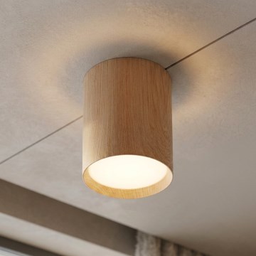 BRILAGI - Spotlamp SMOOTH LONG 1xGX53/15W/230V 100x82 mm eiken decor