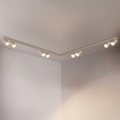 Brilagi - Spotsarmatuur SELE LONG 8xGU10/30W/230V beige