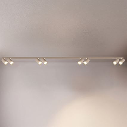 Brilagi - Spotsarmatuur SELE LONG 8xGU10/30W/230V beige
