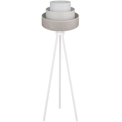 Brilagi - Staande Lamp ALASKA LUNETA 1xE27/15W/230V grijs/crème