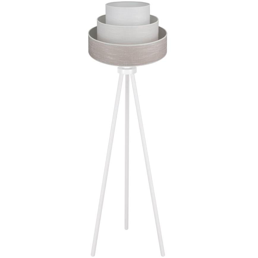 Brilagi - Staande Lamp ALASKA LUNETA 1xE27/15W/230V grijs/crème