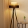 Brilagi - Staande Lamp ASPEN LUNETA 1xE27/15W/230V zwart/beige/crème