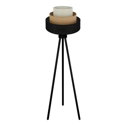 Brilagi - Staande Lamp ASPEN LUNETA 1xE27/15W/230V zwart/beige/crème