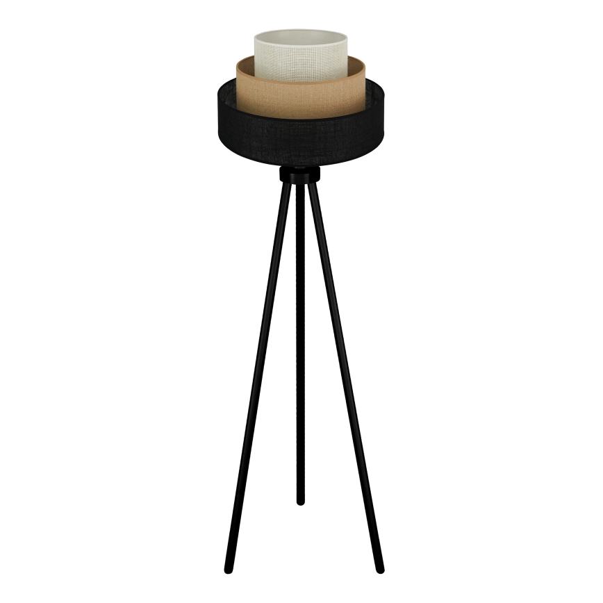 Brilagi - Staande Lamp ASPEN LUNETA 1xE27/15W/230V zwart/beige/crème