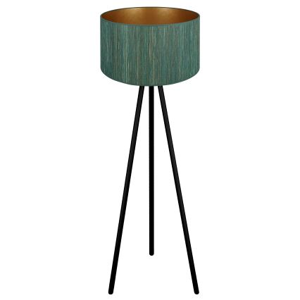 Brilagi - Staande Lamp BOSTON ROLLER 1xE27/15W/230V stro groen/goud
