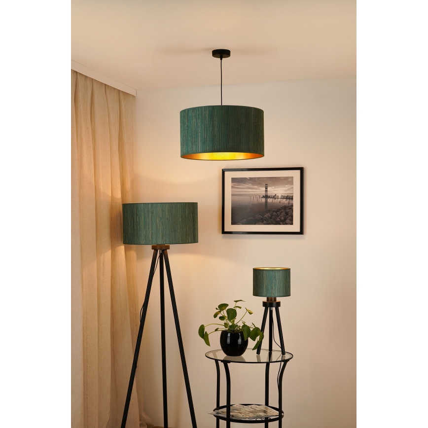 Brilagi - Staande Lamp BOSTON ROLLER 1xE27/15W/230V stro groen/goud
