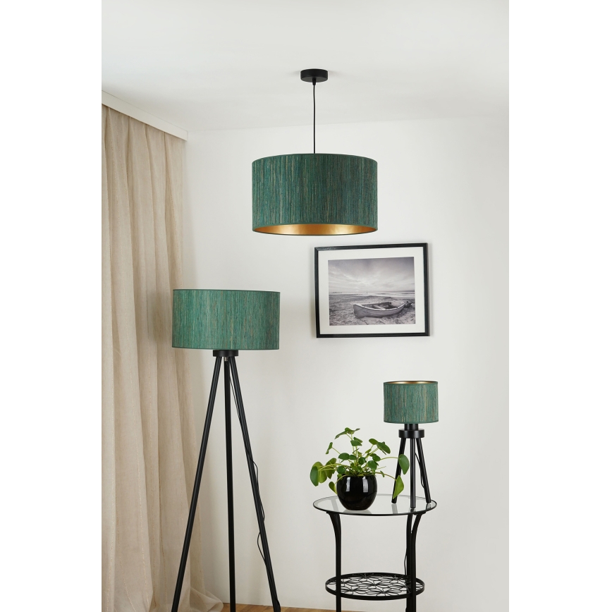 Brilagi - Staande Lamp BOSTON ROLLER 1xE27/15W/230V stro groen/goud