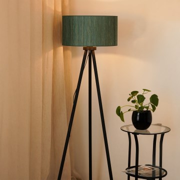 Brilagi - Staande Lamp BOSTON ROLLER 1xE27/15W/230V stro groen/goud