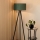 Brilagi - Staande Lamp BOSTON ROLLER 1xE27/15W/230V stro groen/goud