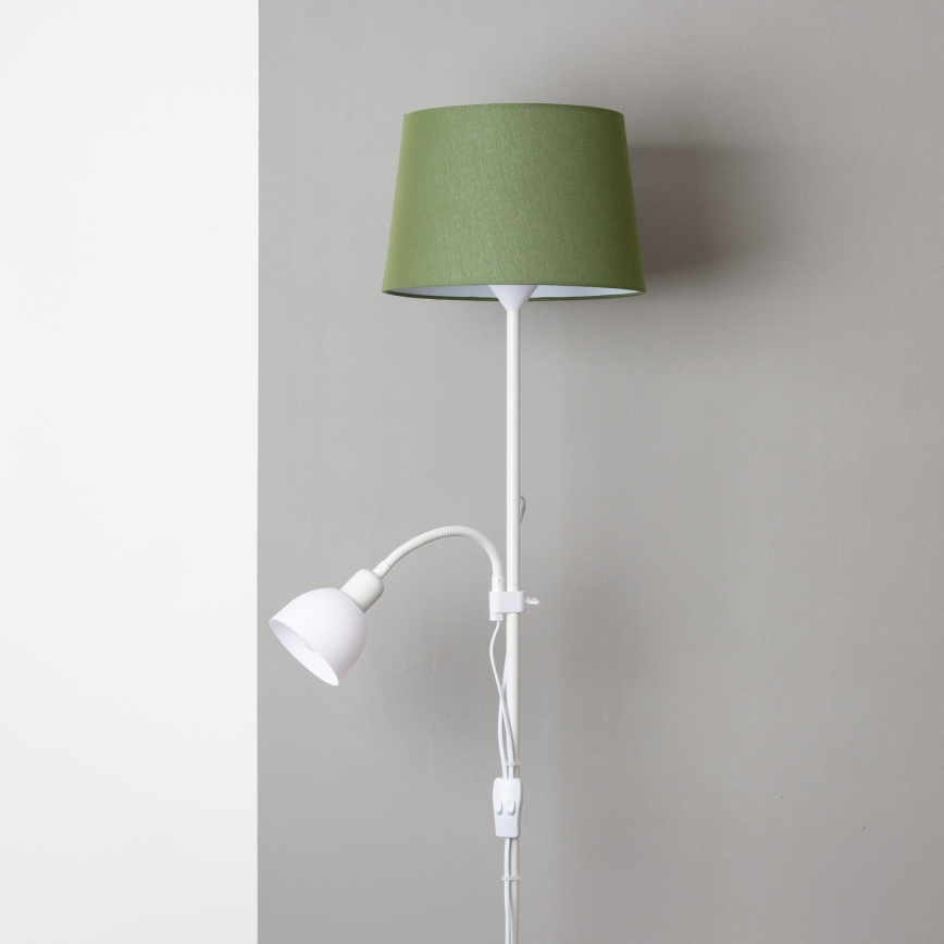 Brilagi - Staande lamp CERIA 1xE27/100W/230V + 1xE14/25W wit/groen