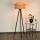 Brilagi - Staande Lamp MONTANA BOHO 1xE27/15W/230V bruin/zwart