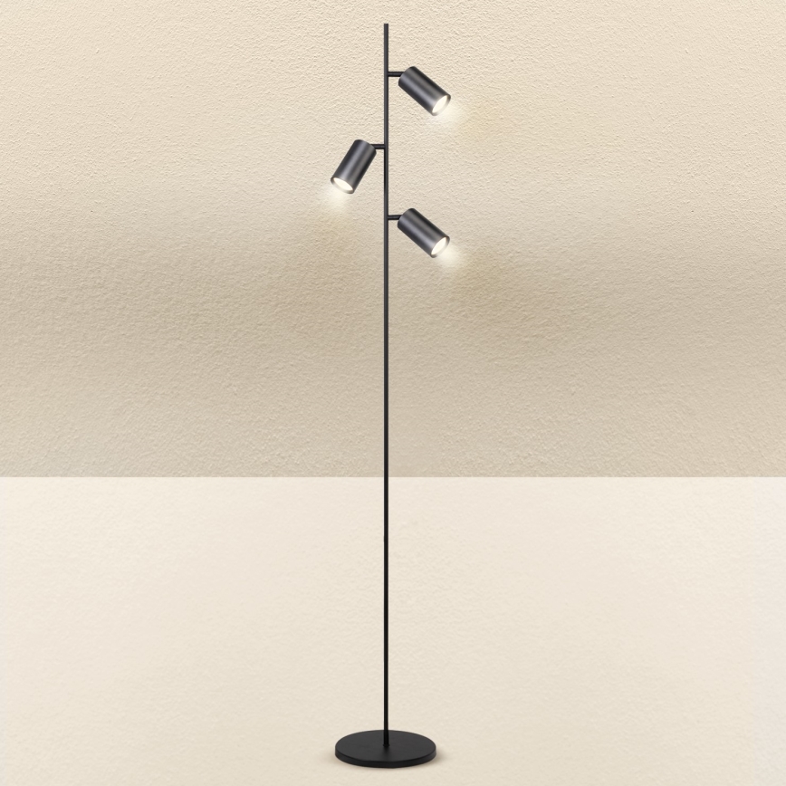 Brilagi - Staande Lamp SELE 3xGU10/30W/230V zwart