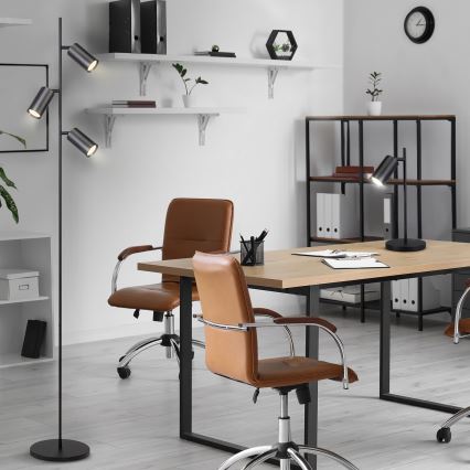 Brilagi - Staande Lamp SELE 3xGU10/30W/230V zwart