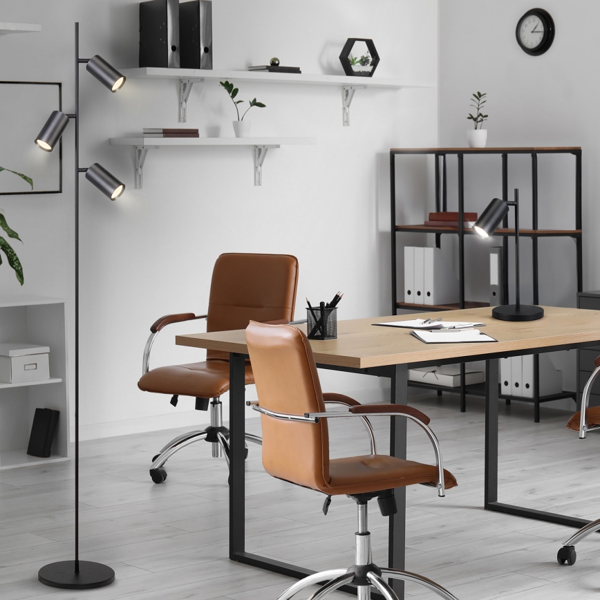 Brilagi - Staande Lamp SELE 3xGU10/30W/230V zwart
