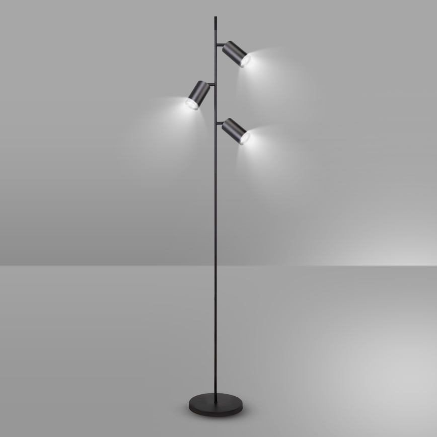 Brilagi - Staande Lamp SELE 3xGU10/30W/230V zwart