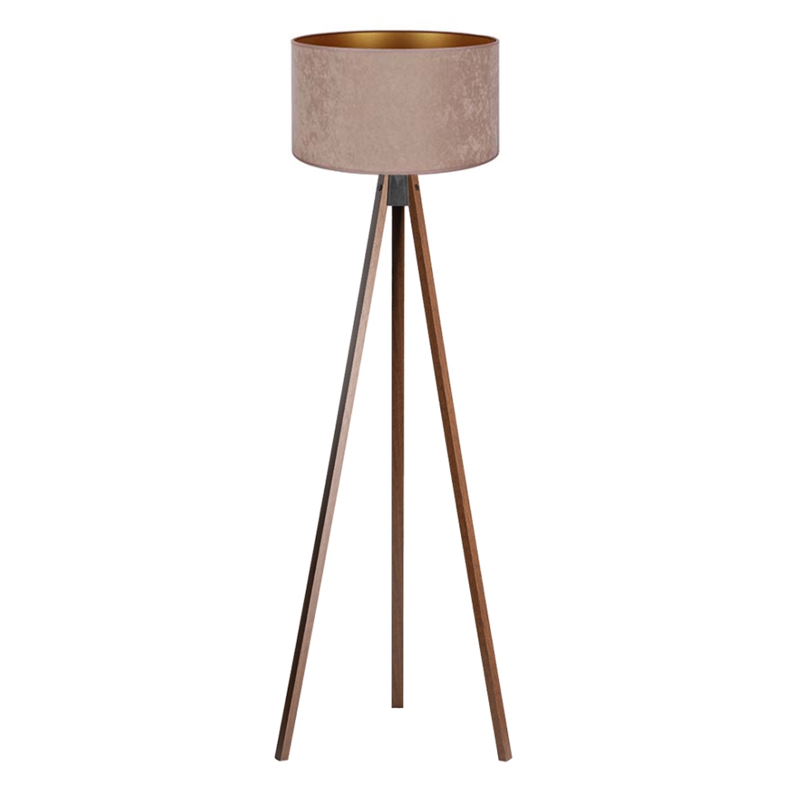 Brilagi - Staande Lamp VELVET 1xE27/60W/230V wengé/beige