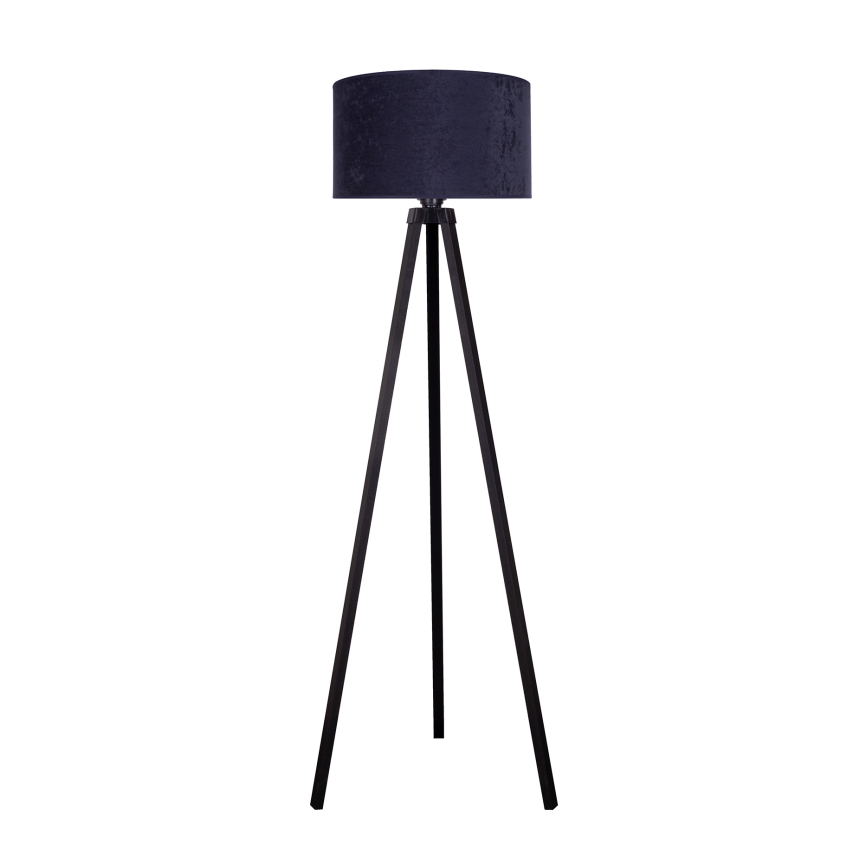 Brilagi - Staande lamp VELVET 1xE27/60W/230V zwart/blauw