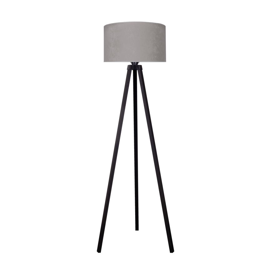 Brilagi - Staande lamp VELVET 1xE27/60W/230V zwart/grijs