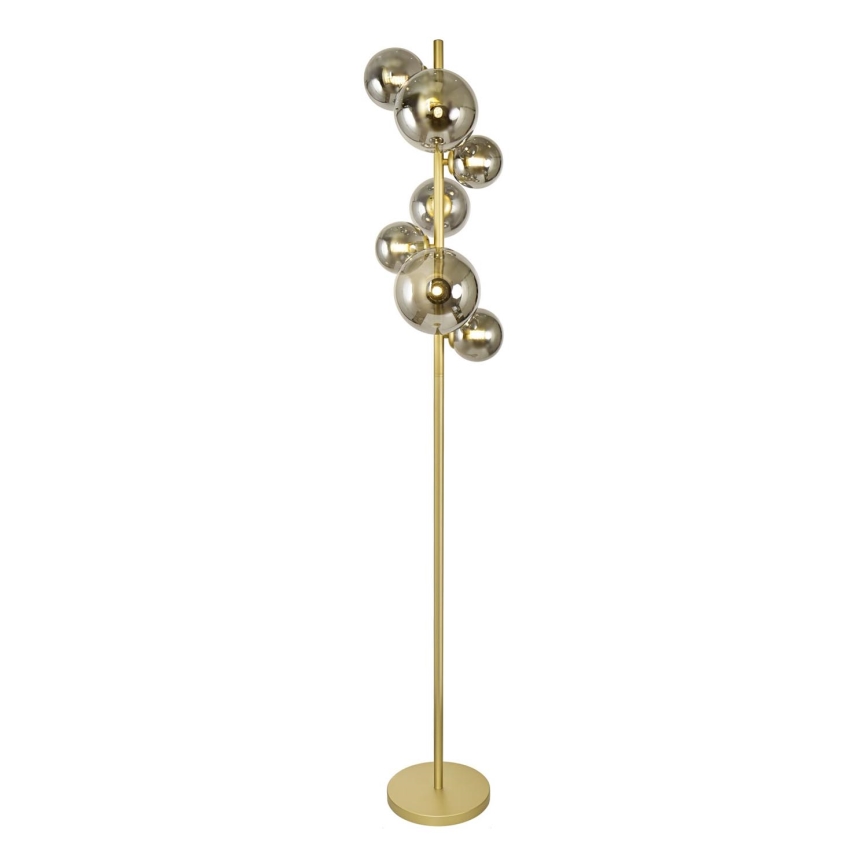Brilagi - Staande LED Lamp MILLA 7xG9/3W/230V goud/gerookt