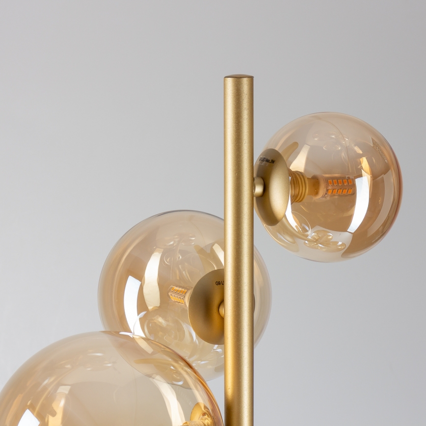 BRILAGI - Staande LED Lamp MILLA 7xG9/3W/230V goud