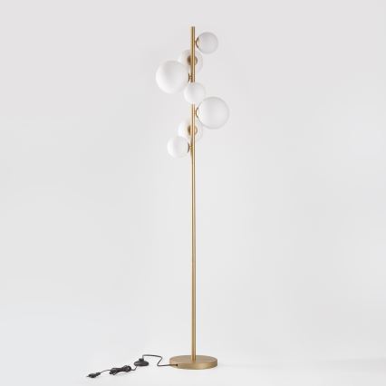 Brilagi - Staande LED Lamp MILLA 7xG9/3W/230V goud/wit