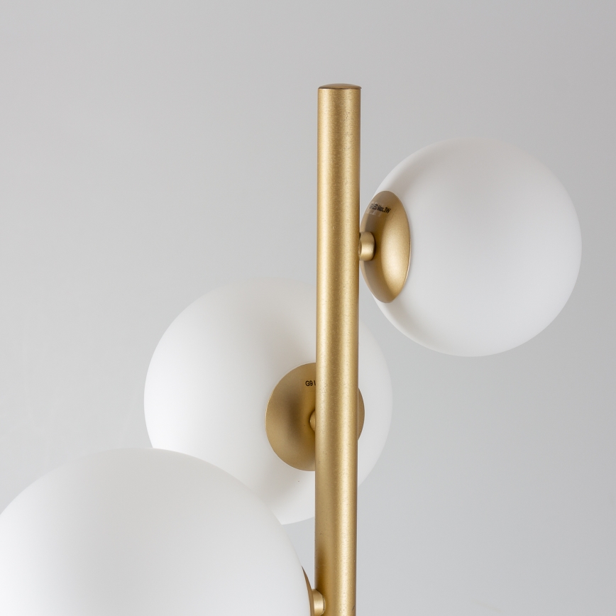 Brilagi - Staande LED Lamp MILLA 7xG9/3W/230V goud/wit