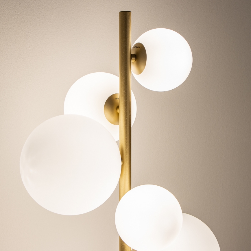 Brilagi - Staande LED Lamp MILLA 7xG9/3W/230V goud/wit