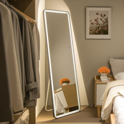 Brilagi - Staande spiegel ELEGANZA LED/42W/230V 160x50 cm IP44 CRI 90 dimbaar + CCT