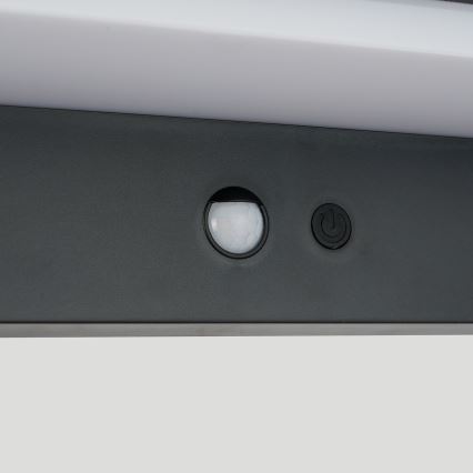 Brilagi - LED zonne-wandlamp met sensor SUN SENSE LED/10W/3,7V 4000 mAh IP44