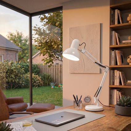 Brilagi - Tafel Lamp ROMERO 1xE27/60W/230V wit