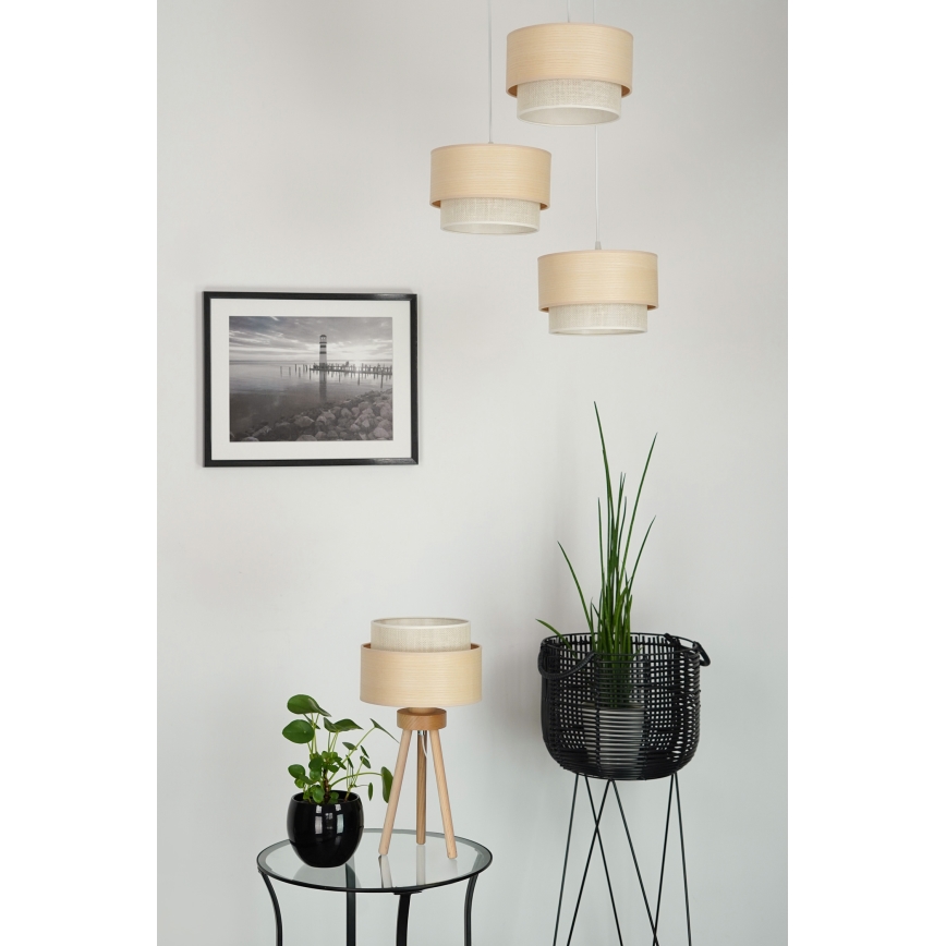 Brilagi - Tafellamp ARIZONA BOHO 1xE27/15W/230V beige