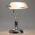 Brilagi - Tafellamp BANK OFFICE 1xE27/60W/230V glanzend chroom/wit