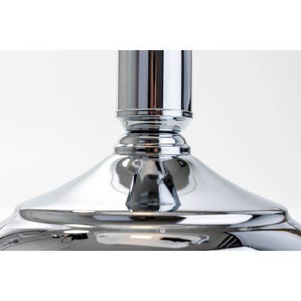 Brilagi - Tafellamp BANK OFFICE 1xE27/60W/230V glanzend chroom/wit