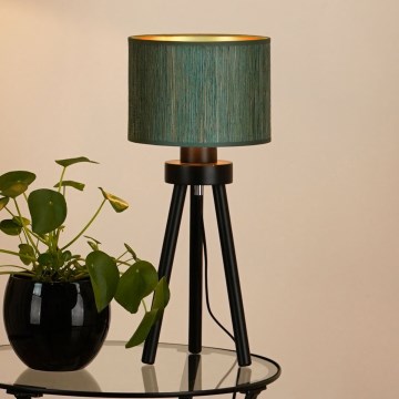 Brilagi - Tafellamp BOSTON ROLLER 1xE27/15W/230V stro groen/goud
