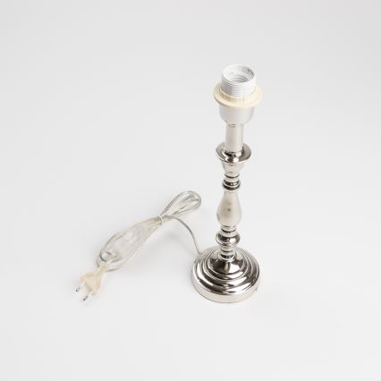 Brilagi - Tafellamp CERIA 1x E27/60W/230V Ø 25 cm glanzend chroom/groen