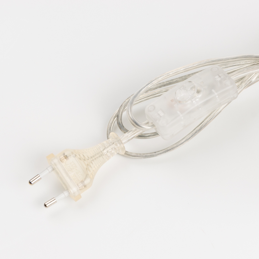 Brilagi - Tafellamp CERIA 1x E27/60W/230V Ø 30 cm glanzend chroom/beige