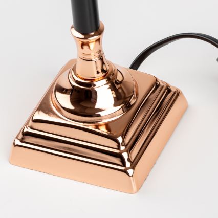 Brilagi - Tafellamp CERIA 1xE14/40W/230V zwart/koper/grijs