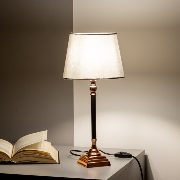 BRILAGI - Tafellamp CERIA 1xE14/40W/230V Ø 20,5 cm zwart/koper/grijs