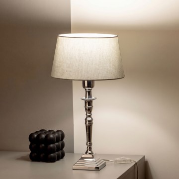 BRILAGI - Tafellamp CERIA 1xE27/60W/230V Ø 25 cm zilver/grijs