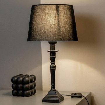 Brilagi - Tafellamp CERIA 1xE27/60W/230V Ø 30 cm bruin/zwart