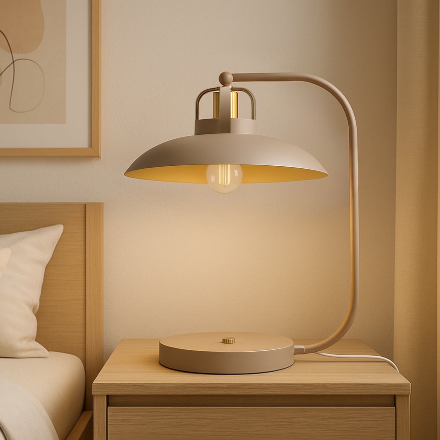 Brilagi - Tafellamp FLAMENGO 1xE27/60W/230V beige