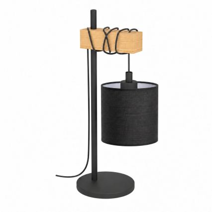 BRILAGI - Tafellamp NUBILA 1xE27/40W/230V bruin/zwart