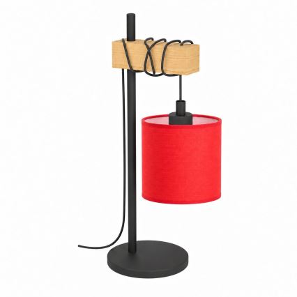 BRILAGI - Tafellamp NUBILA 1xE27/40W/230V bruin/zwart/rood
